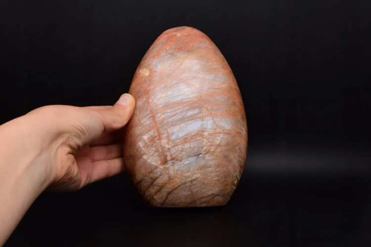 * KAMIEŃ SŁONECZNY MADAGASKAR PRZEPIĘKNY KAMIEŃ 1,4 KG PIĘKNY POŁYSK NR 2 *