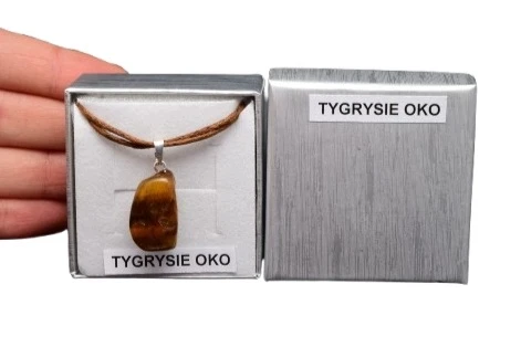 * TYGRYSIE OKO RPA CIEKAWA ZAWIESZKA W PUDEŁKU PIĘKNY WZÓR NR 33 *