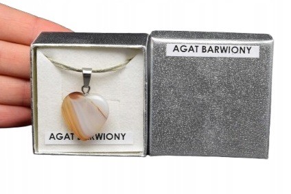* AGAT ELEGANCKA ZAWIESZKA SERCE W PUDEŁKU NA KAŻDĄ OKAZJĘ NR 29 *