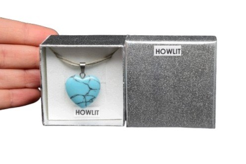 * HOWLIT BARWIONY PIĘKNA ZAWIESZKA SERCE W PUDEŁKU ŚLICZNA BARWA NR 19 *