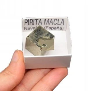 * KOSTKA PIRYTU HISZPANIA CUDNY MINERAŁ DO KOLEKCJI NR 5 *