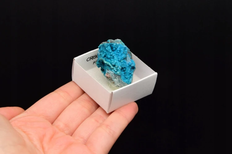 * CHRYZOKOLA PERU ZJAWISKOWY SUROWY MINERAŁ INTENSYWNA BARWA NR 2 *