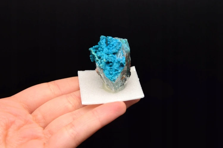 * CHRYZOKOLA PERU ZJAWISKOWY SUROWY MINERAŁ INTENSYWNA BARWA NR 2 *
