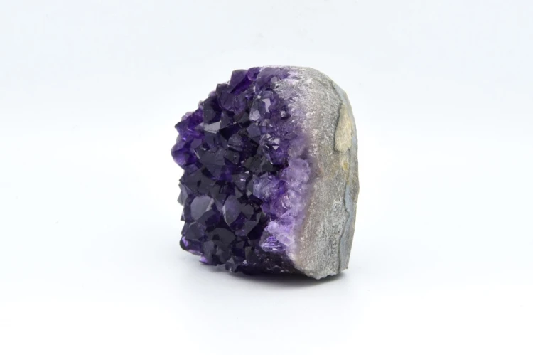 * AMETYST SZCZOTKA URUGWAJ ŚLICZNE KRYSZTAŁY PIĘKNY MINERAŁ NR 5 *