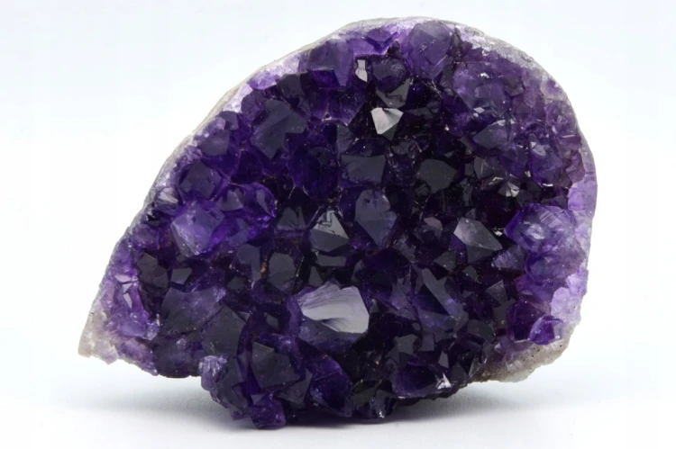 * AMETYST SZCZOTKA URUGWAJ ŚLICZNE KRYSZTAŁY PIĘKNY MINERAŁ NR 5 *