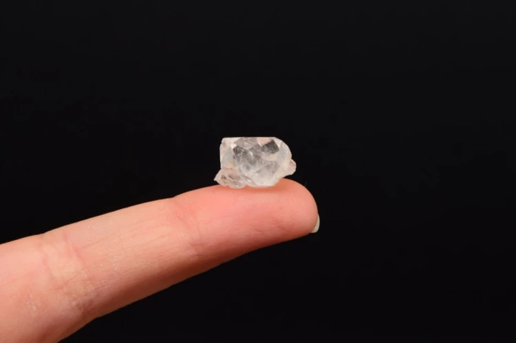 * KWARC W STYLU HERKIMER MAROKO INTERESUJĄCY OKAZ W PUDEŁKU NR 10 *