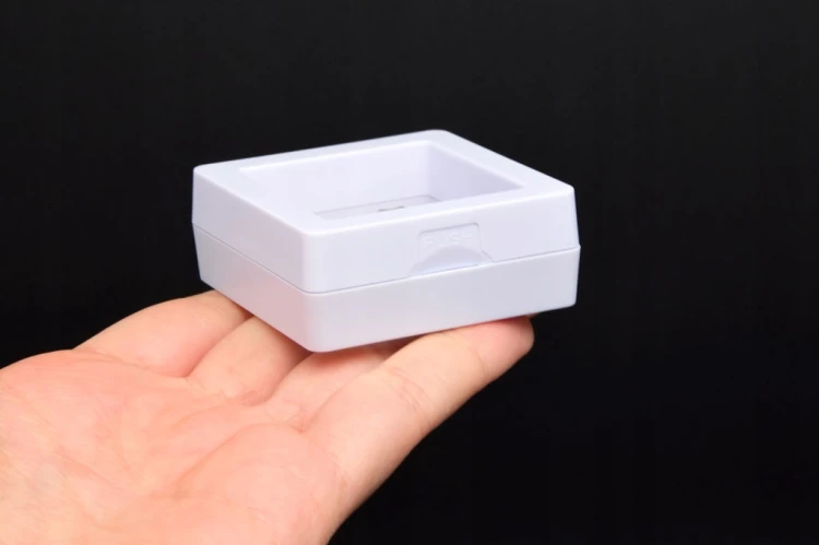 * KWARC W STYLU HERKIMER MAROKO UROKLIWY MAŁY KRYSZTAŁ W RAMCE 3D NR 7 *