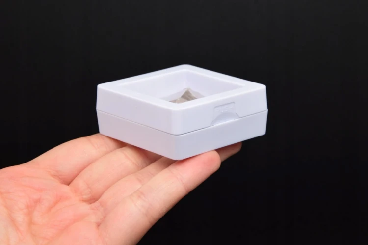 * KWARC W STYLU HERKIMER MAROKO PIĘKNY KRYSZTAŁ Z TĘCZĄ W RAMCE 3D NR 6 *