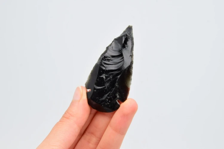 * OBSYDIAN GROT MEKSYK INTERESUJĄCY MINERAŁ PIĘKNY OKAZ NR 2 *