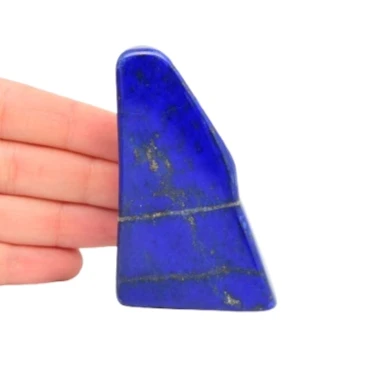 * LAPIS LAZULI AFGANISTAN ZJAWISKOWY OKAZ Z DROBINAMI PIRYTU NR 16 *