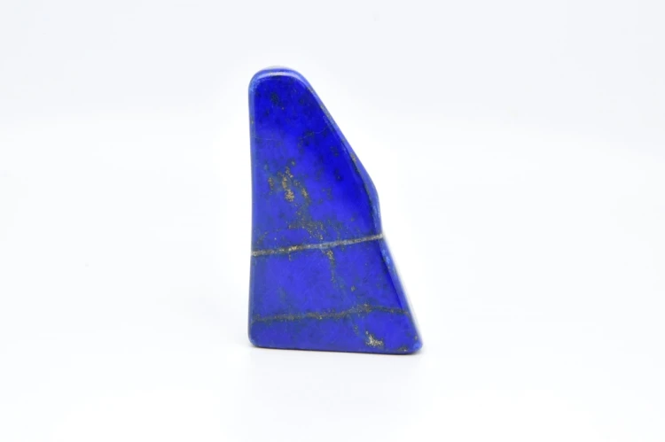 * LAPIS LAZULI AFGANISTAN ZJAWISKOWY OKAZ Z DROBINAMI PIRYTU NR 16 *