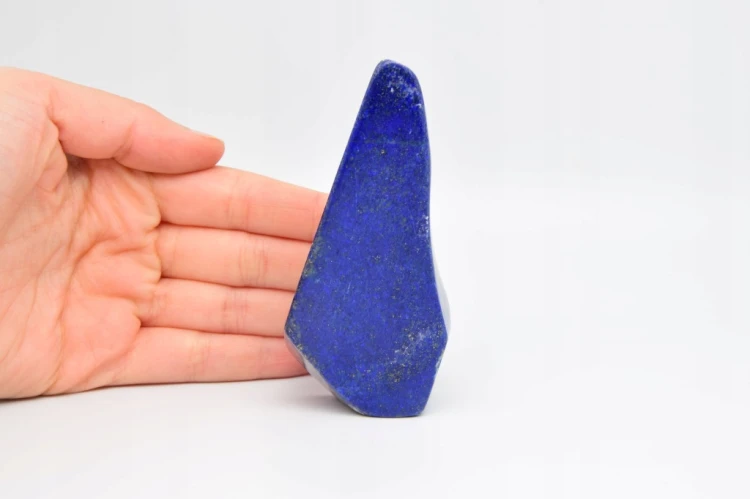 * LAPIS LAZULI AFGANISTAN ŚLICZNY OKAZ ZJAWISKOWY KAMIEŃ NR 8 *