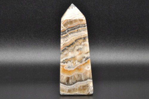 * KALCYT ZEBRA PAKISTAN ŚLICZNY OBELISK WIEŻA CIEKAWY MINERAŁ NR 3 *