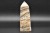 * KALCYT ZEBRA PAKISTAN ŚLICZNY OBELISK WIEŻA CIEKAWY MINERAŁ NR 3 *