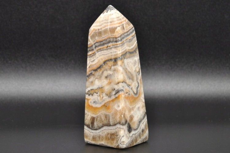 * KALCYT ZEBRA PAKISTAN ŚLICZNY OBELISK WIEŻA CIEKAWY MINERAŁ NR 3 *