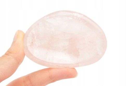 * KWARC RÓŻOWY UROCZA MAŁA MISKA NATURALNY MINERAŁ NR 2 *