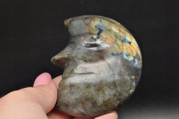 * LABRADORYT MADAGASKAR KSIĘŻYC REWELACYJNY BŁYSK NATURALNY MINERAŁ NR 1 *