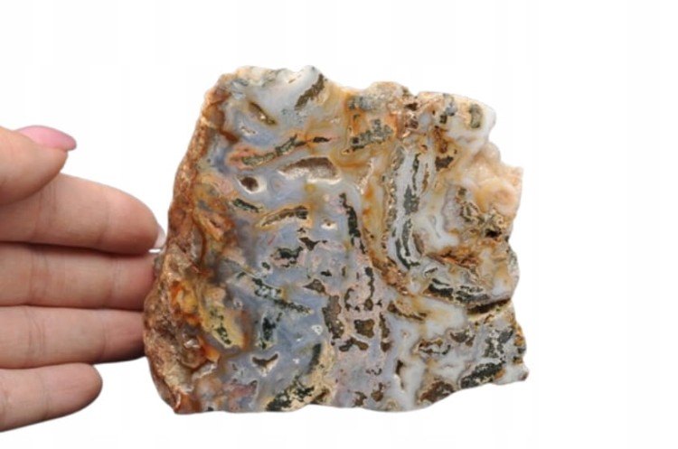 * JASPIS OCEANICZNY ORBIKULARNY EFEKTOWNY WZÓR PIĘKNA KOLOROWA BARWA NR 9 *