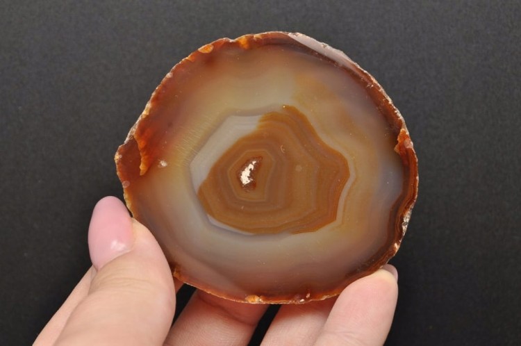 * AGAT BRAZYLIA CIEKAWA PŁYTKA JEDNOSTRONNIE POLEROWANA NR 4 *